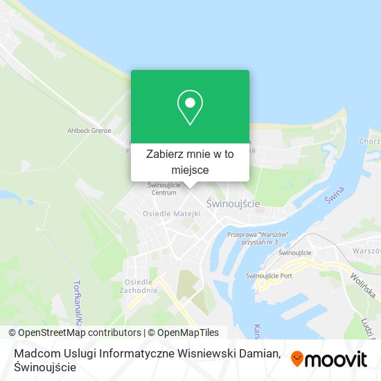 Mapa Madcom Uslugi Informatyczne Wisniewski Damian