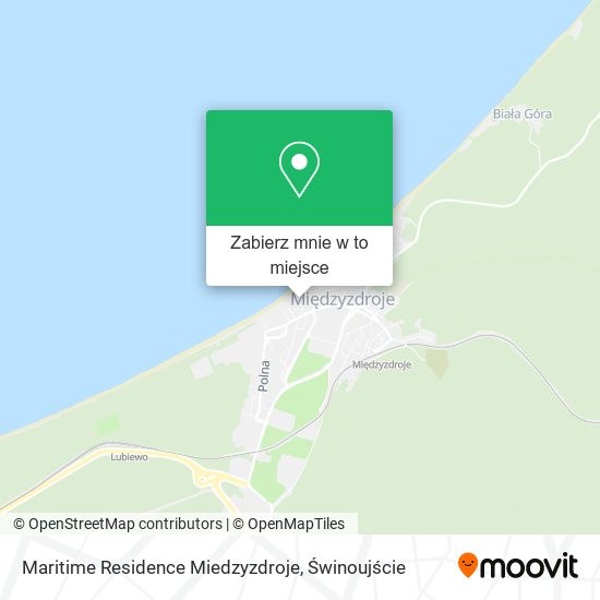 Mapa Maritime Residence Miedzyzdroje