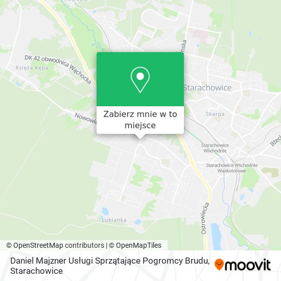 Mapa Daniel Majzner Usługi Sprzątające Pogromcy Brudu