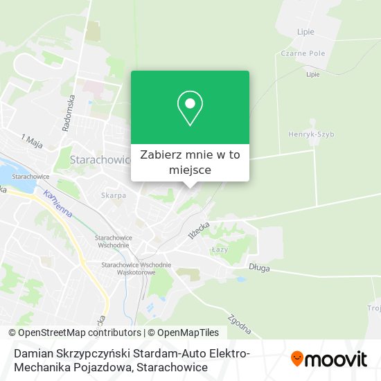 Mapa Damian Skrzypczyński Stardam-Auto Elektro-Mechanika Pojazdowa