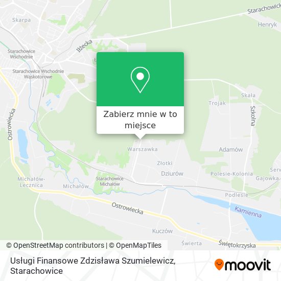 Mapa Usługi Finansowe Zdzisława Szumielewicz