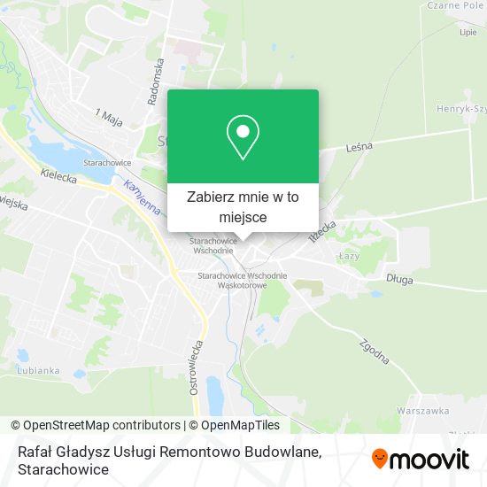 Mapa Rafał Gładysz Usługi Remontowo Budowlane