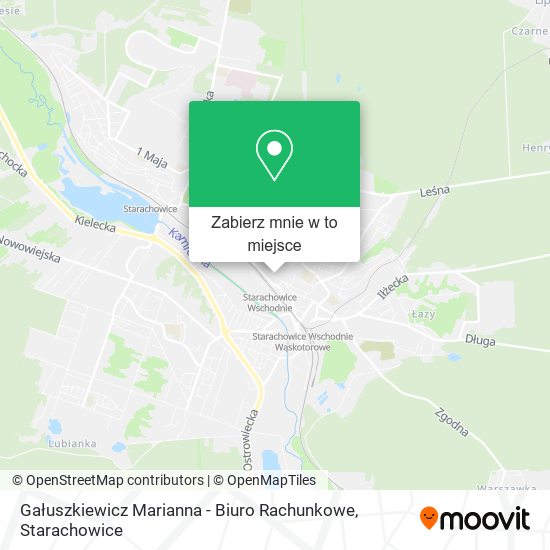 Mapa Gałuszkiewicz Marianna - Biuro Rachunkowe