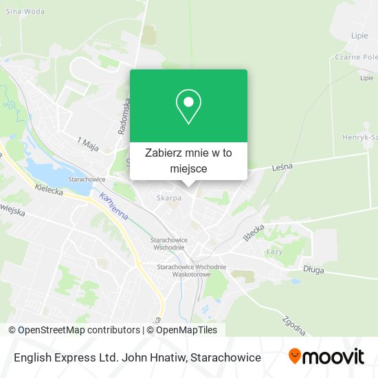 Mapa English Express Ltd. John Hnatiw