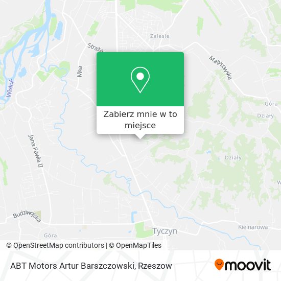 Mapa ABT Motors Artur Barszczowski