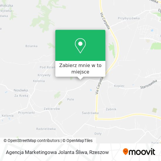 Mapa Agencja Marketingowa Jolanta Śliwa