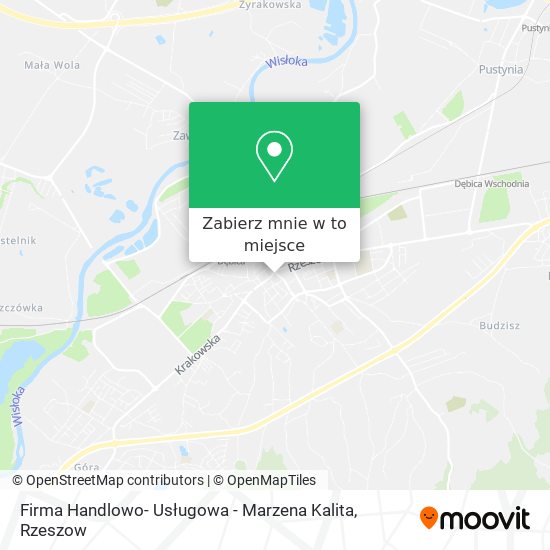 Mapa Firma Handlowo- Usługowa - Marzena Kalita
