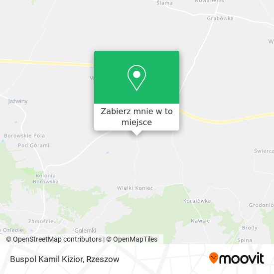 Mapa Buspol Kamil Kizior