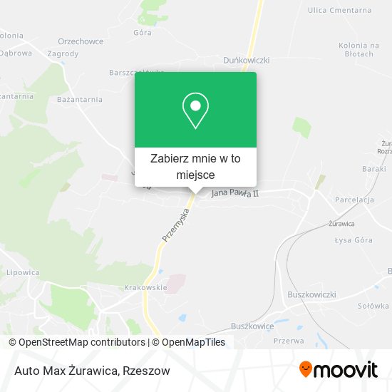 Mapa Auto Max Żurawica