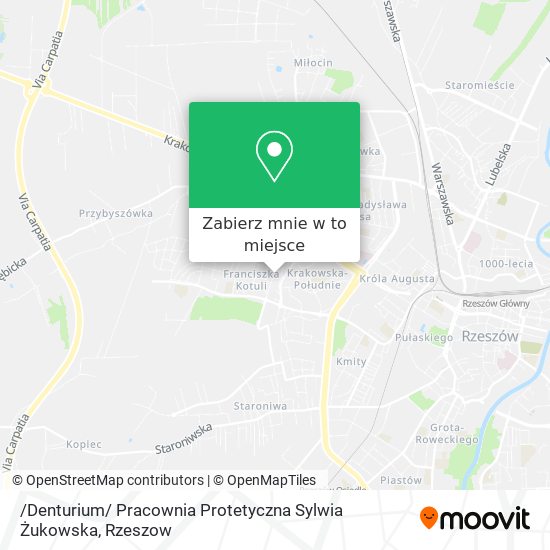 Mapa /Denturium/ Pracownia Protetyczna Sylwia Żukowska
