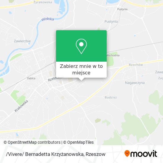 Mapa /Vivere/ Bernadetta Krzyżanowska
