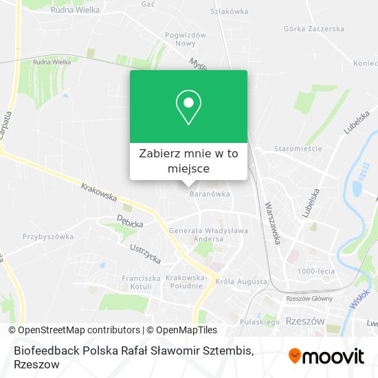 Mapa Biofeedback Polska Rafał Sławomir Sztembis