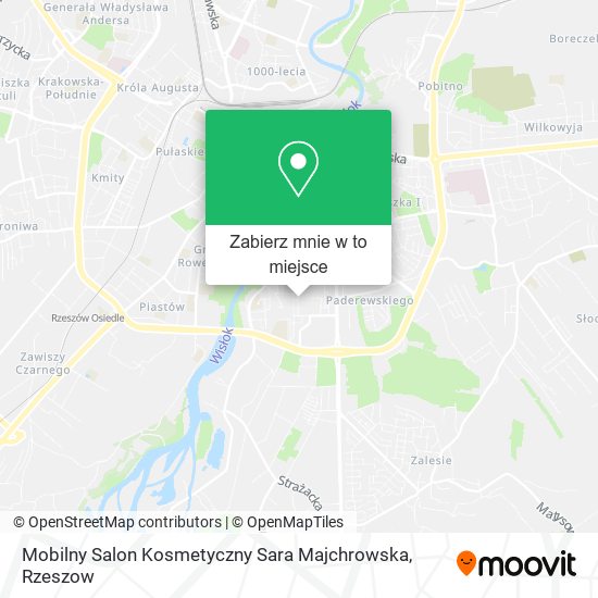 Mapa Mobilny Salon Kosmetyczny Sara Majchrowska