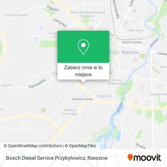 Mapa Bosch Diesel Service Przybyłowicz