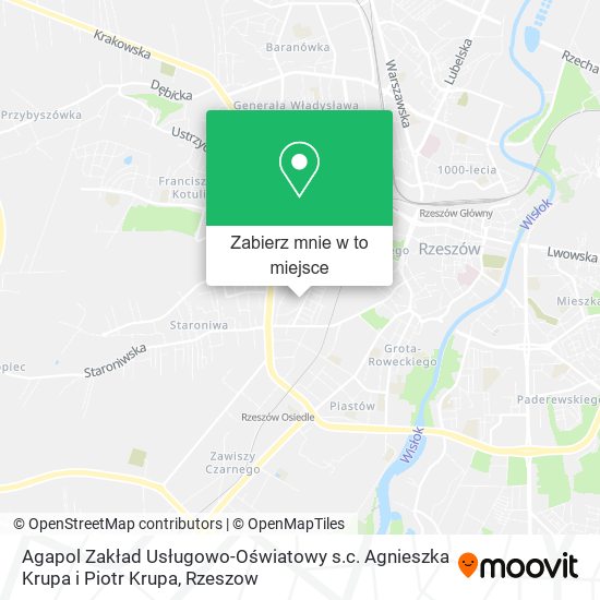 Mapa Agapol Zakład Usługowo-Oświatowy s.c. Agnieszka Krupa i Piotr Krupa