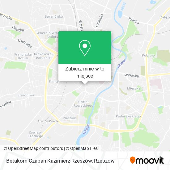 Mapa Betakom Czaban Kazimierz Rzeszów