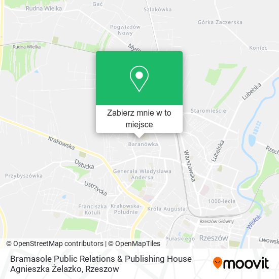 Mapa Bramasole Public Relations & Publishing House Agnieszka Żelazko