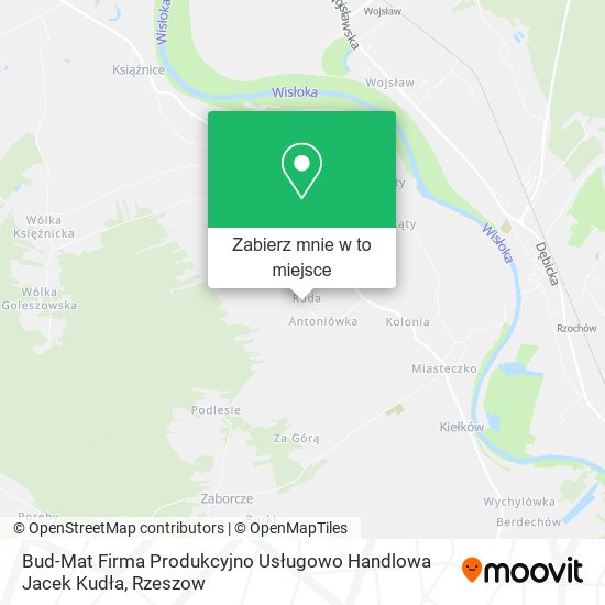 Mapa Bud-Mat Firma Produkcyjno Usługowo Handlowa Jacek Kudła