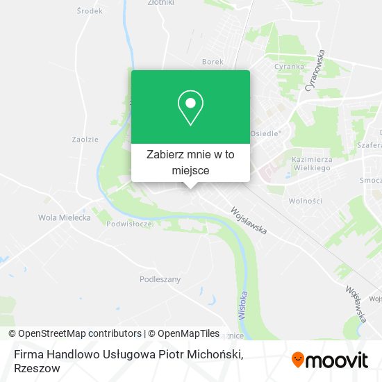 Mapa Firma Handlowo Usługowa Piotr Michoński