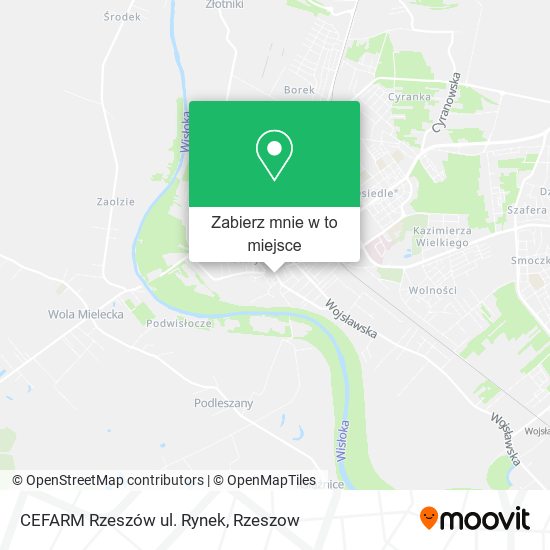 Mapa CEFARM Rzeszów ul. Rynek