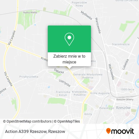 Mapa Action A339 Rzeszow