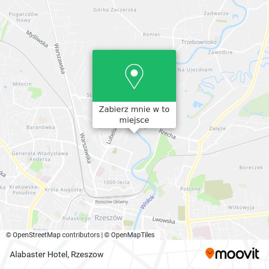 Mapa Alabaster Hotel