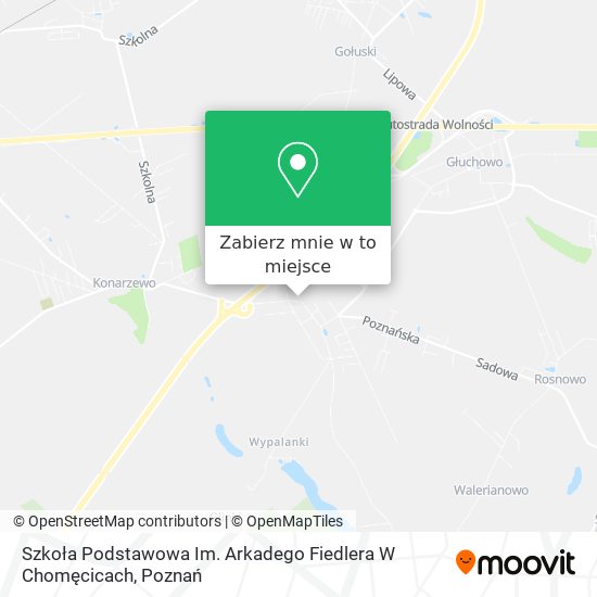 Mapa Szkoła Podstawowa Im. Arkadego Fiedlera W Chomęcicach