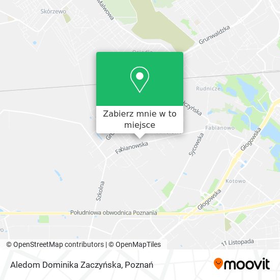 Mapa Aledom Dominika Zaczyńska