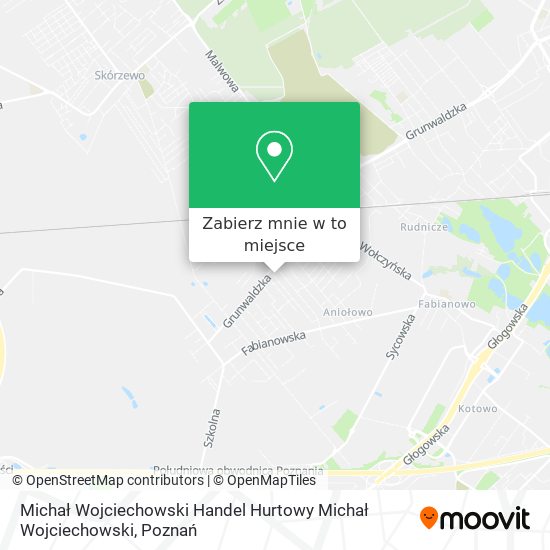 Mapa Michał Wojciechowski Handel Hurtowy Michał Wojciechowski