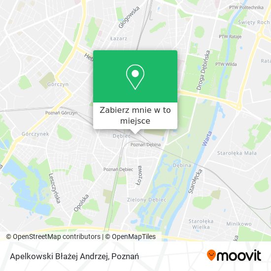 Mapa Apelkowski Błażej Andrzej