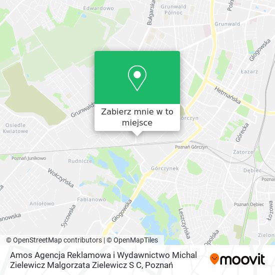 Mapa Amos Agencja Reklamowa i Wydawnictwo Michal Zielewicz Malgorzata Zielewicz S C