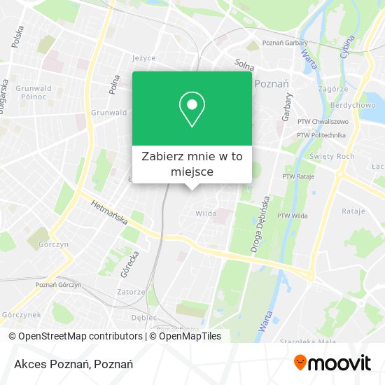 Mapa Akces Poznań