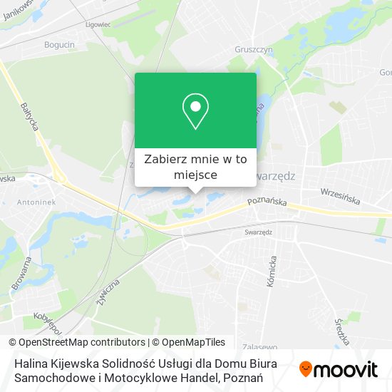 Mapa Halina Kijewska Solidność Usługi dla Domu Biura Samochodowe i Motocyklowe Handel