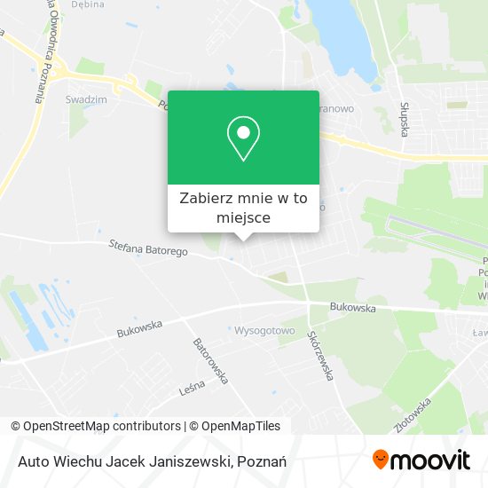 Mapa Auto Wiechu Jacek Janiszewski
