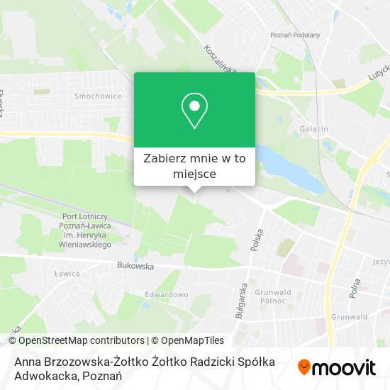 Mapa Anna Brzozowska-Żołtko Żołtko Radzicki Spółka Adwokacka