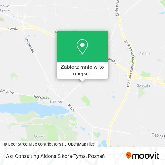 Mapa Ast Consulting Aldona Sikora-Tyma