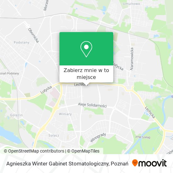 Mapa Agnieszka Winter Gabinet Stomatologiczny