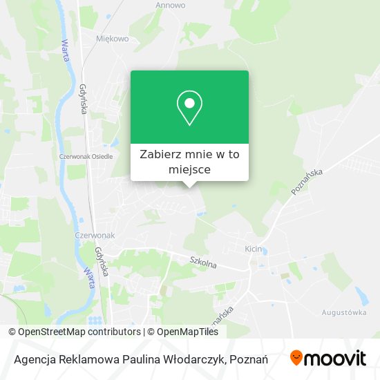 Mapa Agencja Reklamowa Paulina Włodarczyk