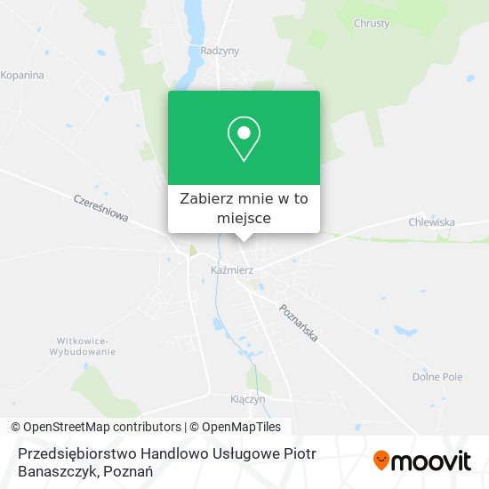 Mapa Przedsiębiorstwo Handlowo Usługowe Piotr Banaszczyk