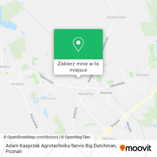 Mapa Adam Kasprzak Agrotechnika Servis Big Dutchman