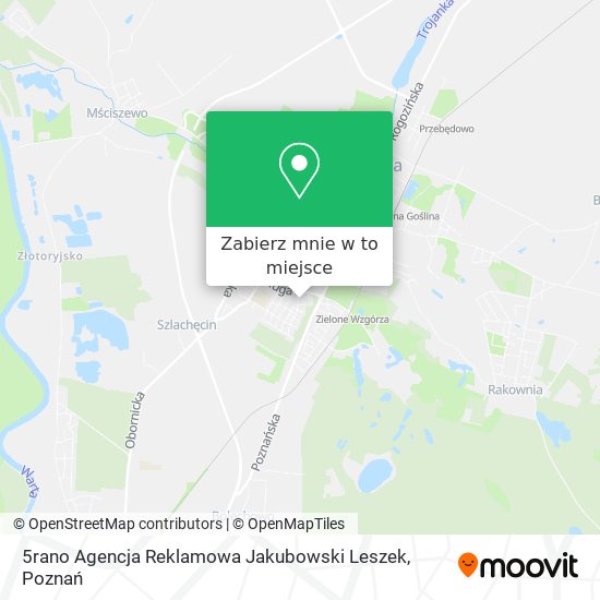 Mapa 5rano Agencja Reklamowa Jakubowski Leszek