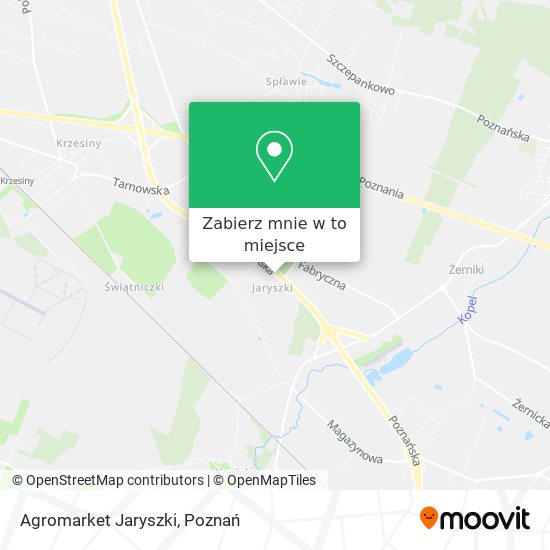 Mapa Agromarket Jaryszki