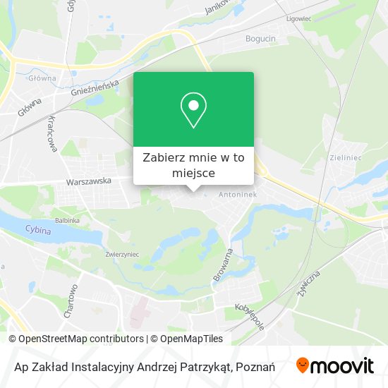 Mapa Ap Zakład Instalacyjny Andrzej Patrzykąt