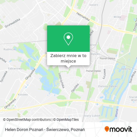 Mapa Helen Doron Poznań - Świerczewo