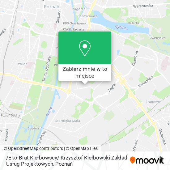 Mapa /Eko-Brat Kiełbowscy/ Krzysztof Kiełbowski Zakład Usług Projektowych
