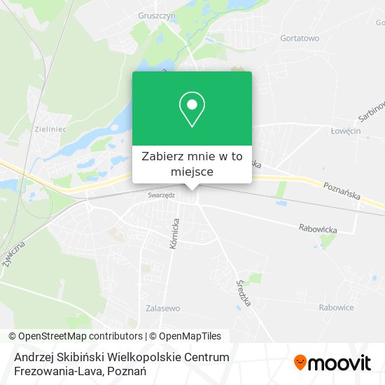 Mapa Andrzej Skibiński Wielkopolskie Centrum Frezowania-Lava