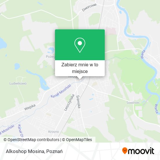 Mapa Alkoshop Mosina
