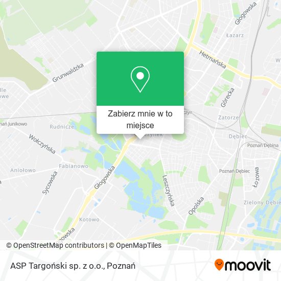 Mapa ASP Targoński sp. z o.o.