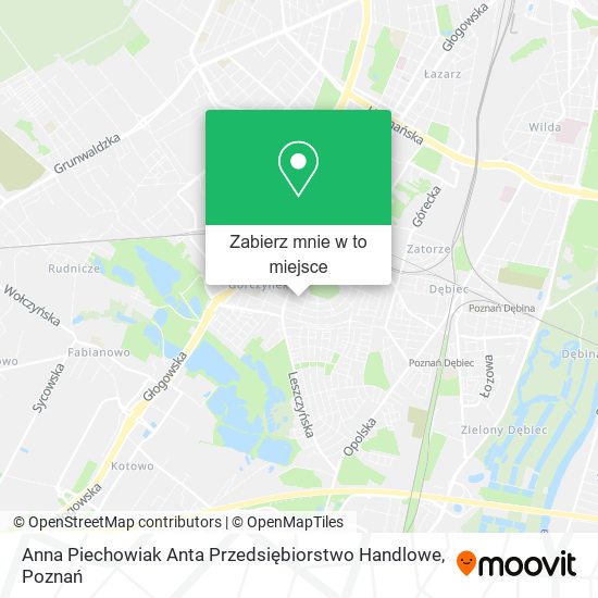 Mapa Anna Piechowiak Anta Przedsiębiorstwo Handlowe