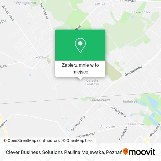 Mapa Clever Business Solutions Paulina Majewska